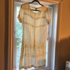 Sundance crochet dress downsizing my closet